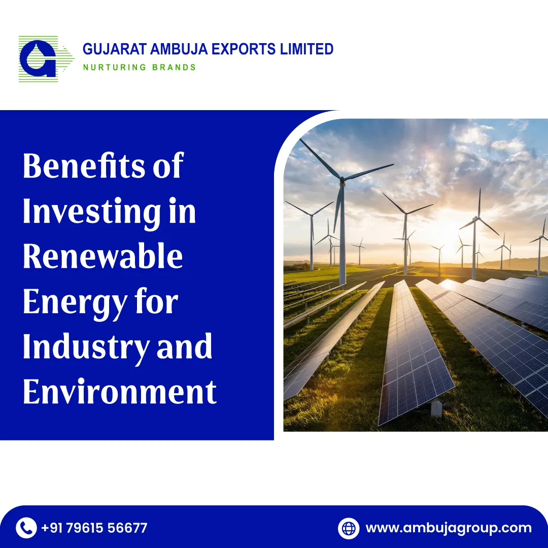 Benefits of Investing in Renewable Energy for Industry and Environment